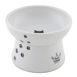 Raised Cat Food Bowl (Cat)