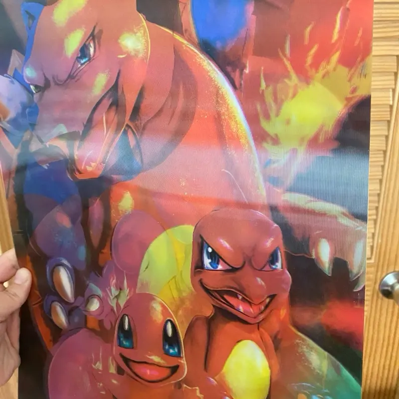 Charmander,bulbasaur, squirtle lenticular poster