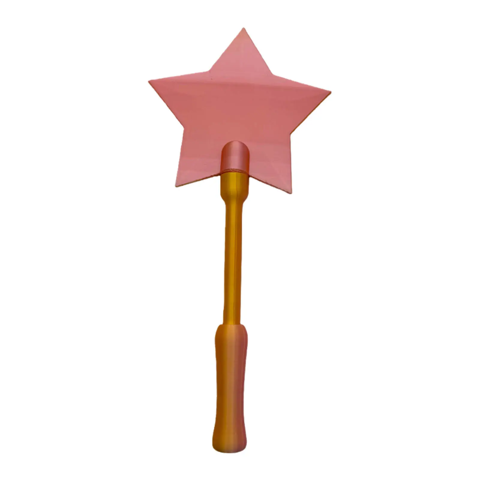 Five-pointed star in pink gold
