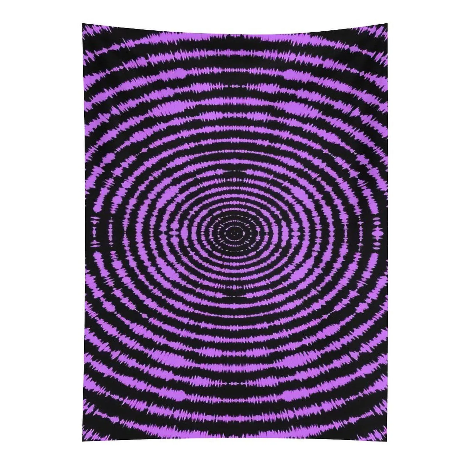 Purple Spiral Abstract Tapestry Modern Psychedelic Wall Decor