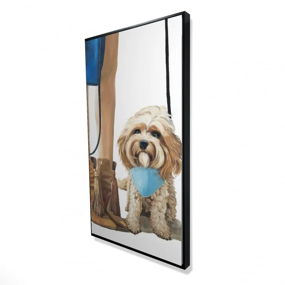 360 Stand 24x48 in. Vibrant Illustrated Cavoodle Dog Artwork, Whimsical Charm Wall Decoration, Gift-Worthy Bedroom Home Decor Poster Print, Artistic