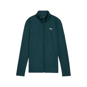 PUMA Womens Strong Jacket Athletic Outerwear Casual - Green