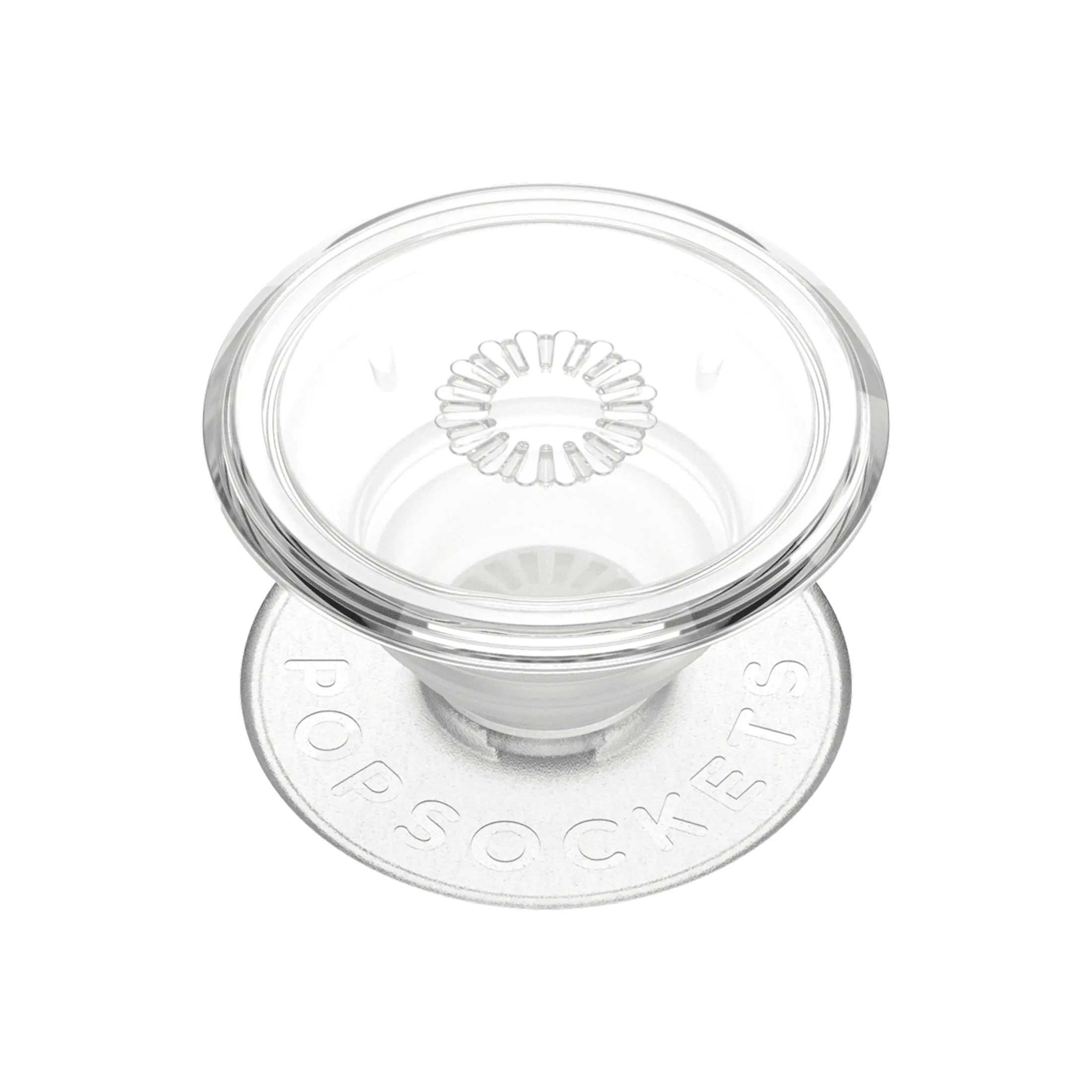 PopSockets Adhesive Phone Grip with Expandable Kickstand and swappable top - Clear