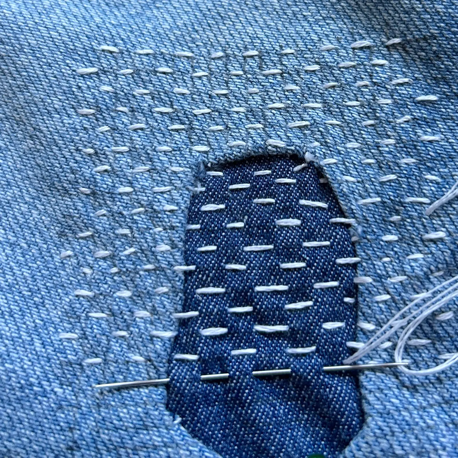 Sashiko Style Visible Mending Oct 24th  1-3pm