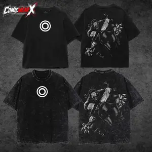 [ ComicWear X ] The Supervillain Bullseye #3- Daredevil’s enemy MCU Comics Edition Double Printed Oversize Lightweight Acid Washed Tee Hoodie Sweater TV Series Graphic Design Top Cotton Streetwear Comic Superheroes T-Shirt Menswear