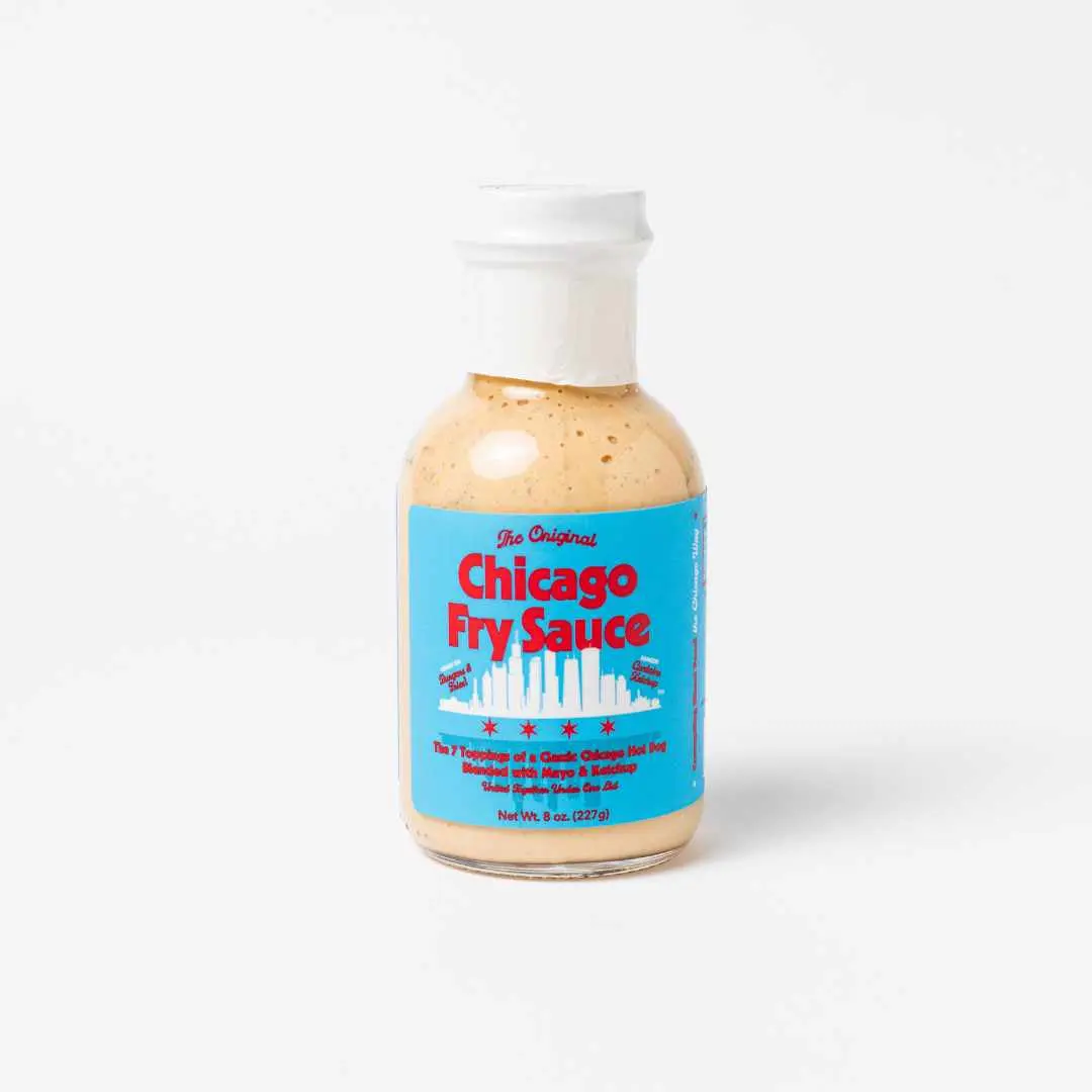 Chicago Fry Sauce - Gluten-Free - Vegetiarian - Dipping Sauce for Burgers French Fries Chicken Tenders & More - 8 oz Bottles - Secret Sauce - Special Sauce - Yum Yum Sauce - Remoulade - Big Mac Sauce