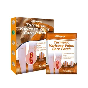 Turmeric Varicose Veins Care Patch Leg Pain Relief Patch for Varicose Veins, Blood Clots, and Swelling with Cold Compress Treatment Healthcare Therapy Therapeutic Alternative Wellness