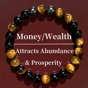 Money Wealth Bracelet Attract Abundance and Prosperity Natural Healing Crystal Gorgeous Stone Gemstone Jewelry Energy Love Girlfriend Boyfriend Souvenir Valentine Anniversary New Year Christmas Halloween Birthday Gift