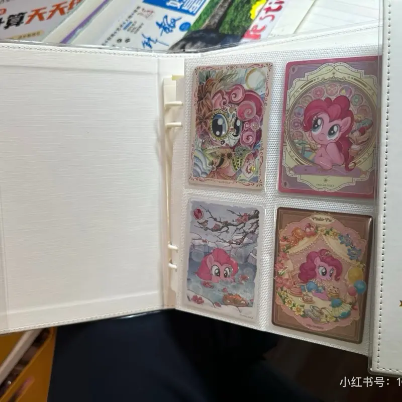 my little pony card binder 4-Pocket Black Toploader Binder for Trading Cards – Cardshellz main image 0