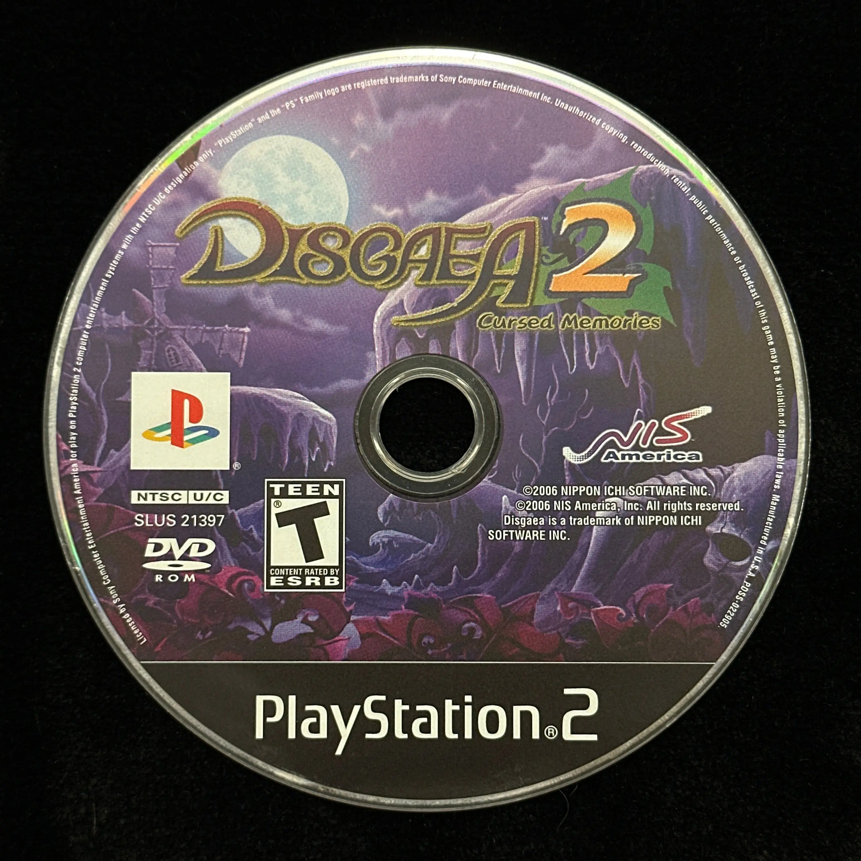Disgaea 2 Cursed Memories for PlayStation 2 (Loose Disc)