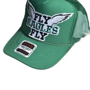 PATCHWORKZ: Eagles Patchworkz Themed Otto Trucker Hat for Men