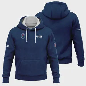 Ping 124th U S Open Pinehurst Stars Dark Blue Hoodie Shirt - Classic Style with Gradient Pattern