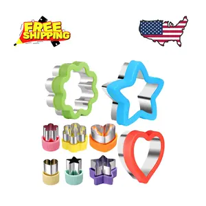 Cutter Shapes Set Different Sizes Cookie Cutters Set Fruit Cookie Pastry Stamps Mol