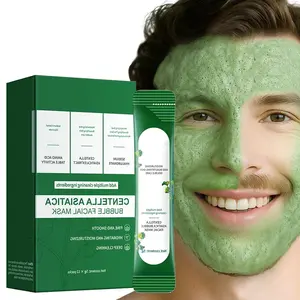 Centella Bubble Mask — Apply-on Skincare Mask: Provides deep cleansing and hydration, removes blackheads, features convenient individual packaging, and begins foaming within 10 seconds.