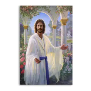 Our Savior Jesus Christ Christian Poster, Christian Poster, Jesus Shepherd Easter Poster Home Decor