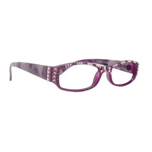 Rosie Bling Reading Glasses Women W (Ligth Amethyst n Amethyst) Genuine European Crystals (Purple) NY Fifth Avenue