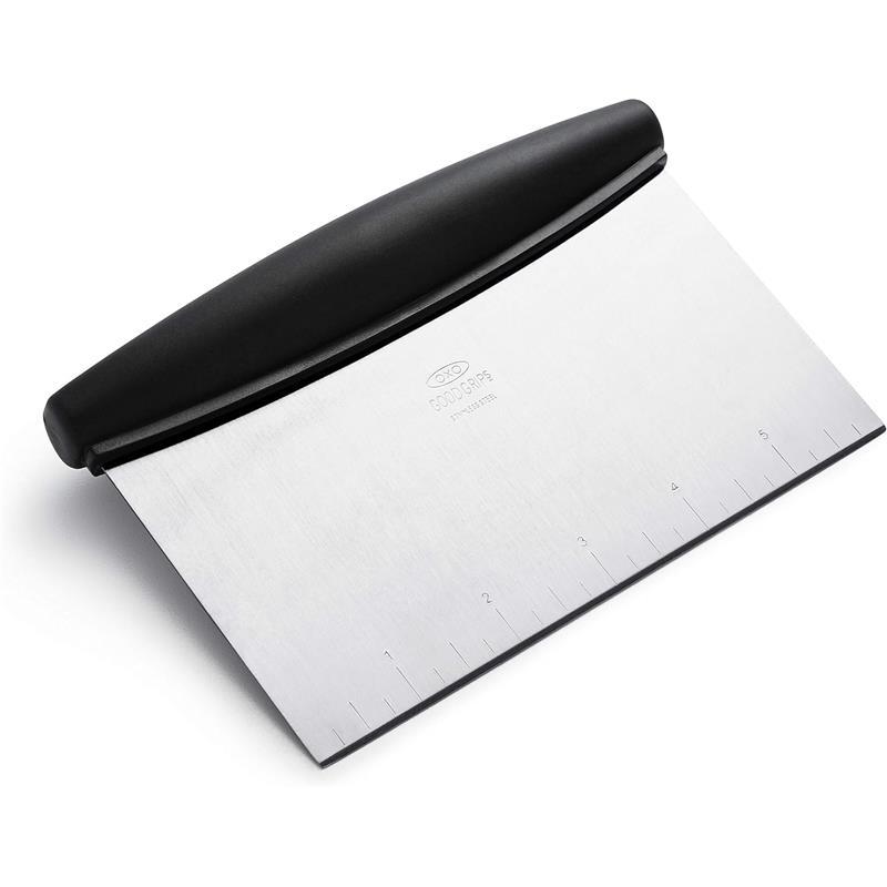 Good Grips Stainless Steel Scraper & Chopper,Silver/Black