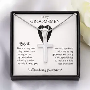 Gift for Groomsmen, Wedding Gift from Bride, Will You Be My Groomsmen?