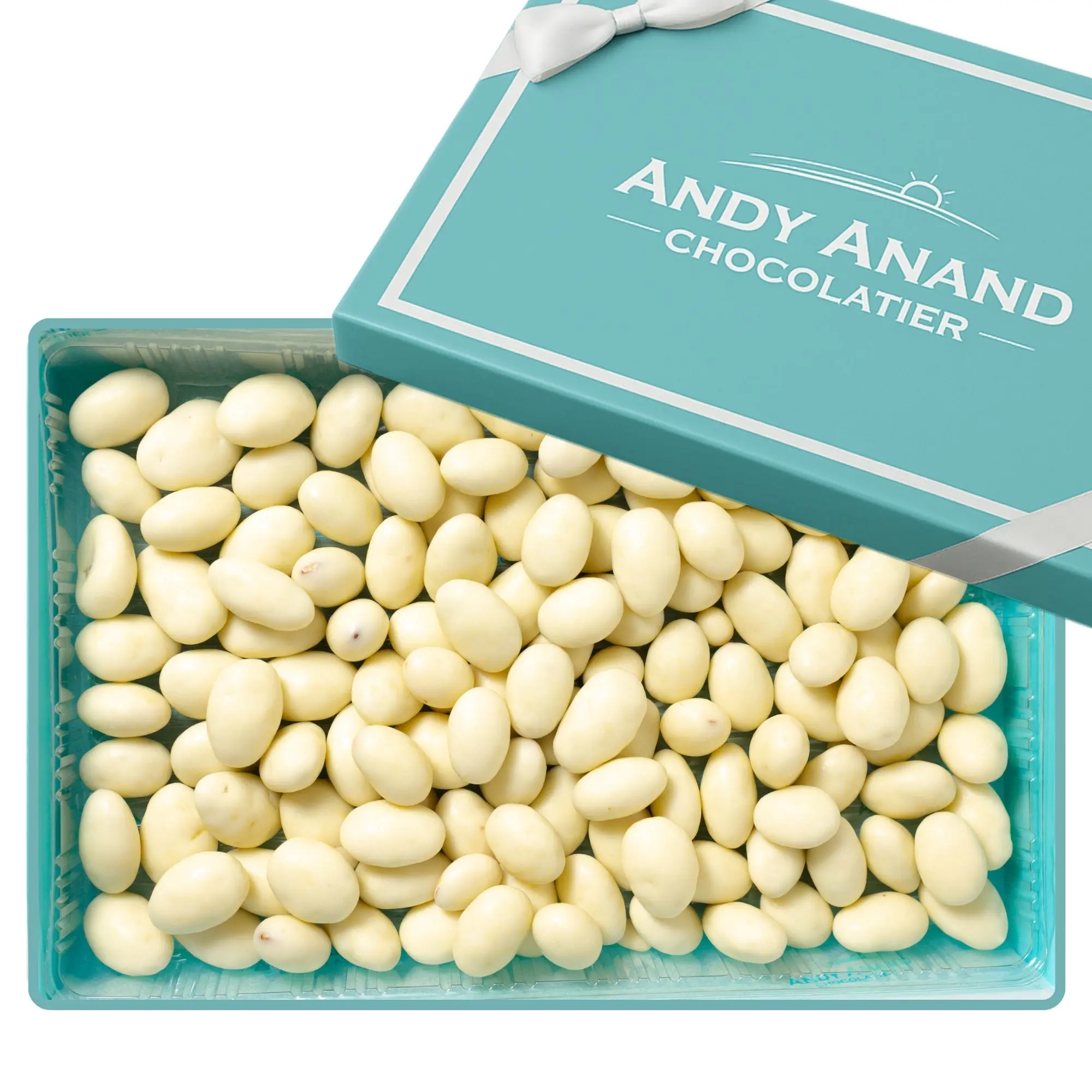 Andy Anand White Chocolate Covered California Cranberries, 1 lb – Sweet-Tart Gourmet Snack, No Preservatives, Birthday & Holiday Gift Box