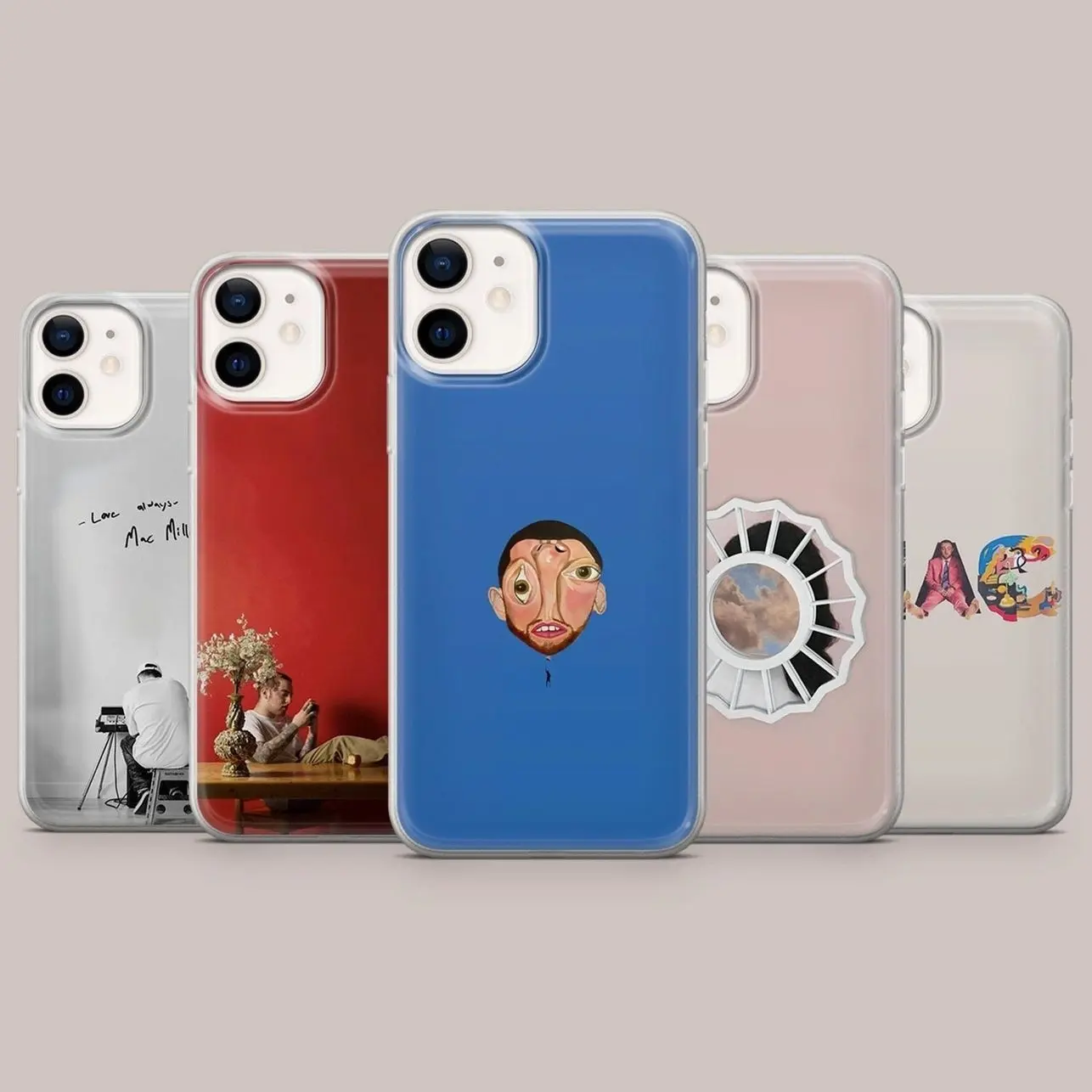 Mac Miller Phone Case Mac Art Cover, Compatible with iPhone X, 11, 12, 13, 14, 15, 16, 17 & more