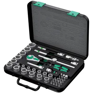 Wera 05003594001 8100 SB 2 Zyklop 3/8" Metric Ratchet Set Piece of 43