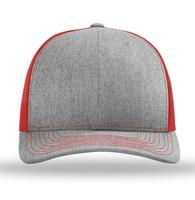 Heather Grey/Red