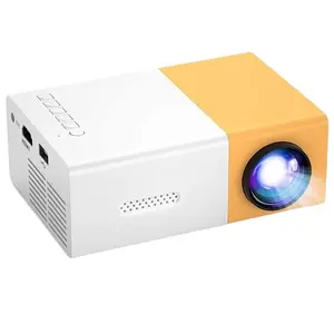 Mini LED Portable HD Projector Compact Tiny Home Theater Projector for Household Entertainment