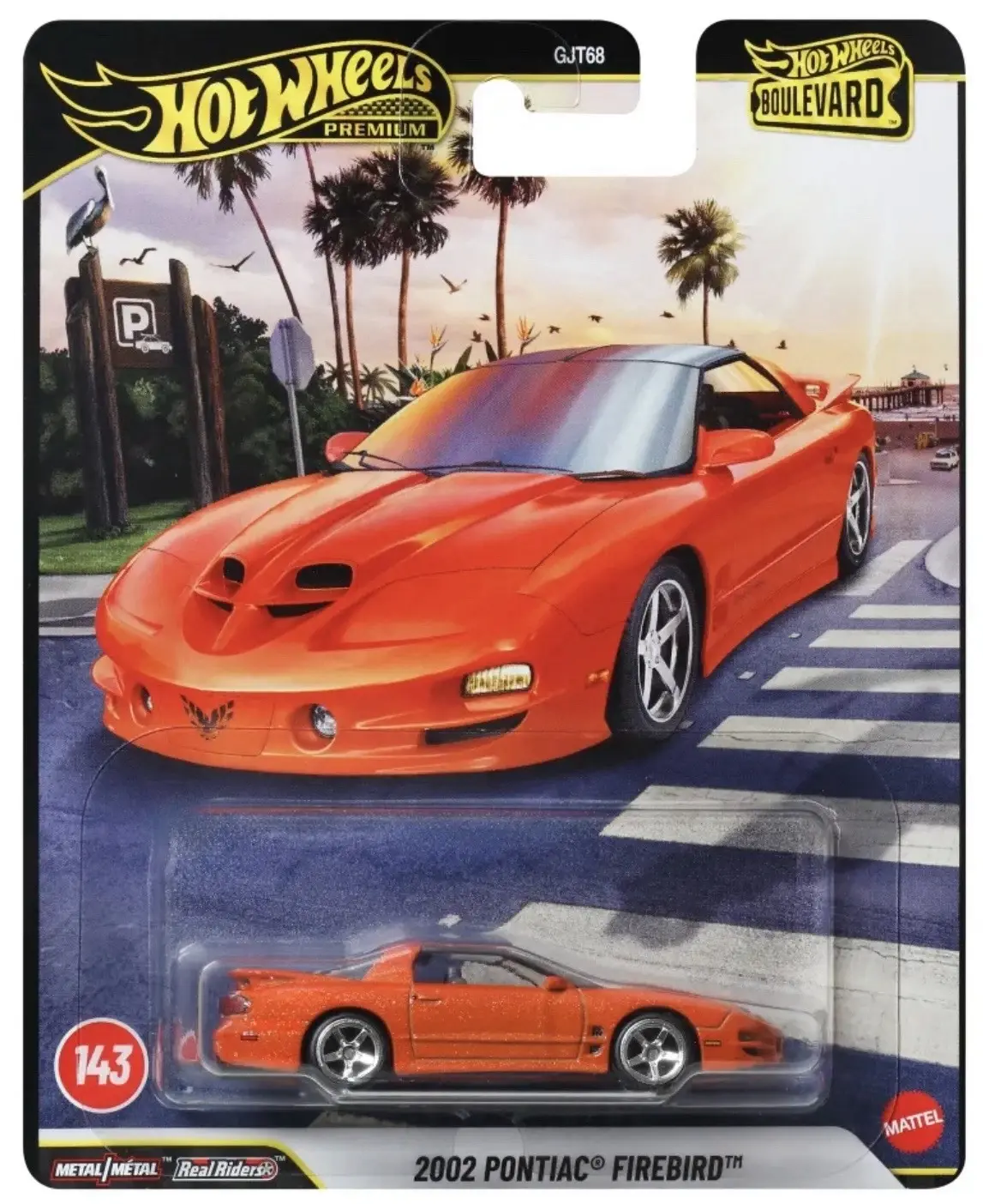 HOT WHEELS 2002 Pontiac Firebird Trans Am Boulevard Premium 2026 "Chase" Diecast Collectible, Highly Detailed Replica for Car Enthusiasts & Collectors