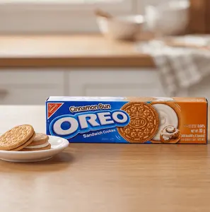 OREO Cinnamon Bun Oreos - Sandwich Cookies, 2.82oz OREO Cinnamon Bun Oreos - Sandwich Cookies, 2.82oz