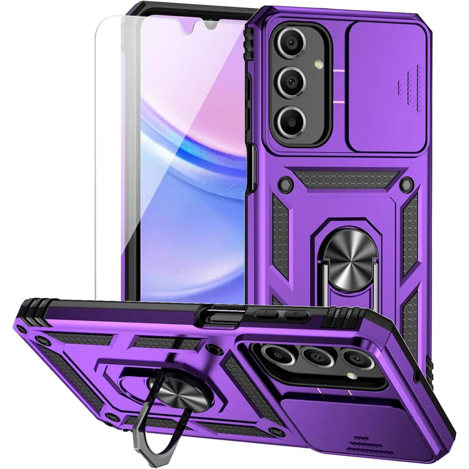 Purple with camera cover Military-Grade 2nd gen