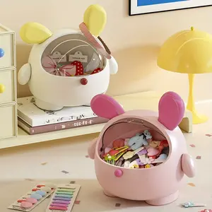 Cosmetics storage box, desktop multifunctional cosmetics display box, dressing table jewelry and lipstick organizer box