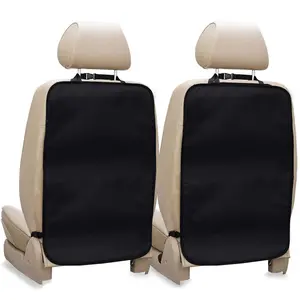 Large Back Seat Protector 2-Pack for Kids Feet (Grey) | EcoNour, Pack Of Two