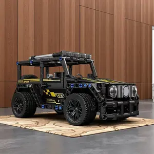 1616 Particles 2025 Popular New Model Limited Edition Super Sports Car, Black Off-Road Vehicle Model, Creative Building Block, Building Kit, Building Blocks Model
