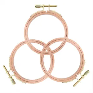 3 Pack 3 Inch Embroidery Hoop Small Embroidery Hoop Made of Beech Wood, Embroidery Frames for Wooden Rings Crafts