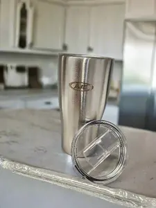 28 Ounce Stainless Steel Cup W/Lid & Straw