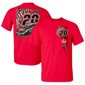 Christopher Bell #20 NASCAR Racing T-Shirt – Bold Red Graphic Tee, JGR Rheem Car Fan Apparel, Stock Car Driver Shirt for Men & Women