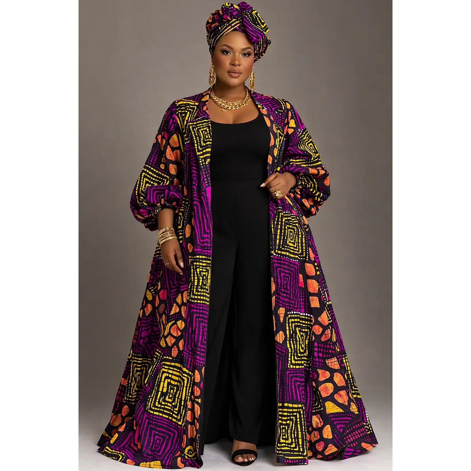 The Royal Mosaic Kimono Jacket