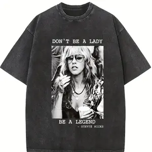 Don't Be a Lady Be a Legend Tshirt, Stevie Nicks Tee, Limited Nicks Vintage T-Shirt, Fleettwood Mac Top Womenswear Summer country concert outfits