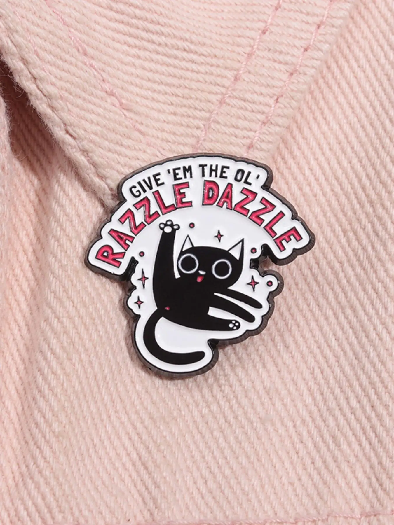 Cartoon Cute Dancing Cat Design Brooch, Durable Metal Pins, Fashion Alloy Badge for Daily Clothing Decor, Enamel Pin Suitable for Backpacks, Jeans, Sc