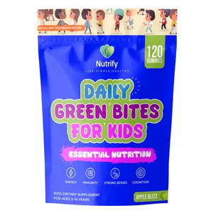 Nutrify Daily Green Bites for Kids – 120 Count