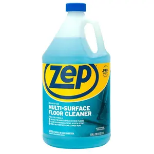 ZEP 1 Gal. Multi-Surface Floor Cleaner, Instant Multi Surface Cleaner for Tile, Hardwood, Laminate and Vinyl, No Rinse Streak Free Formula, Fresh Scent, Compatible with Spray Mops, Step 4 of Zep Floor Care Program.