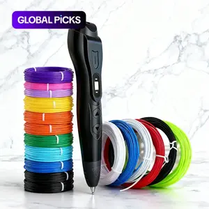 06s Set 3D Printing Pen, 12 Colors Pla Materials, No Clogging, Easy Operation, 3 Speed Settings, Precise Output, Christmas Gift, Love Gift