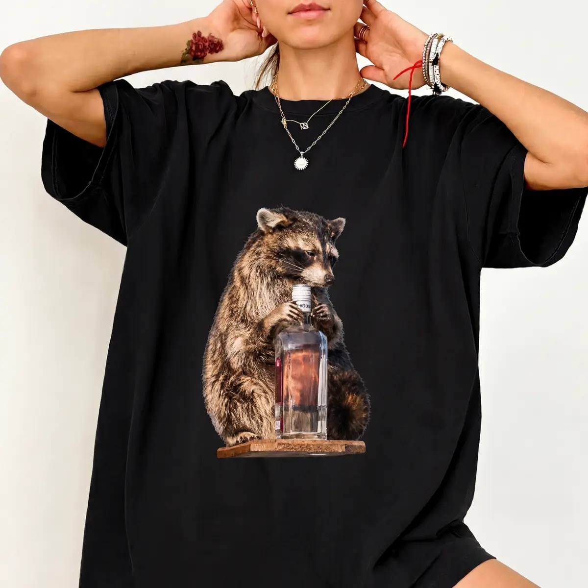 Meme Erlingg Haalandd Raccoon Shirt, Animal Meme Graphic Tee, Funny Meme Shirt