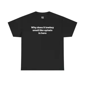 Why Does It Lowkey Smell Like Uptwin In Here Shirt - Twin Meme Tshirt, Unisex Cotton Tee