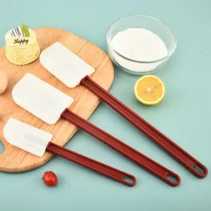 Commercial Small Medium Large Heat Resistant Silicone Baking Spatulas Butter Scraper Cream Smoother Salad Mixing Tool Kitchen Use