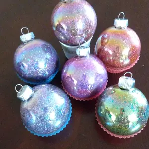 Customized glitter, or mix, and vinyl color for  image or monogrammed Ornament Decor Gift