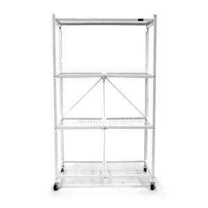 Pop-It Large 4-Tier Heavy Duty Rack with Caster Wheels