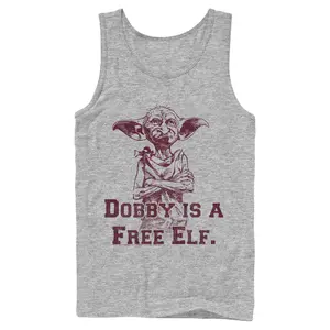 Men's Harry Potter Dobby is a Free Elf Tank Top