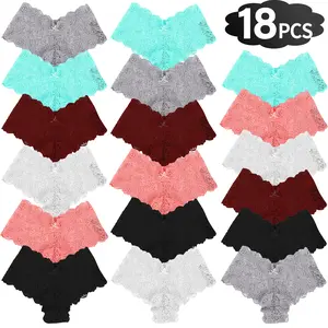 Women’s Lace Bikini Panties | Low Waist Ruffled Edge | Semi-Sheer Mesh | Soft and Skin-Friendly | Elegant and Versatile for Everyday Wear | Slimming Fit | Stylish Women’s Underwear | Perfect for Beach Parties & Camping | Valentine’s Day Gift