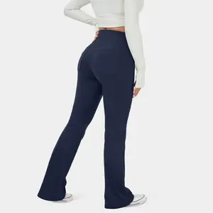Halara High Waisted Back Pocket Flare Yoga Leggings#TikTokShopBacktoSchool